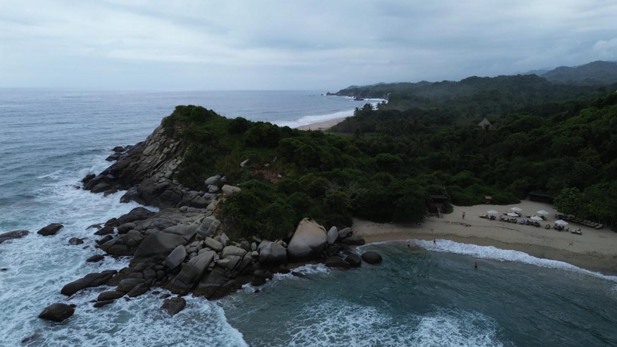 Hostal Mirador Dentro Del Parque Tayrona El Zaino Exterior foto